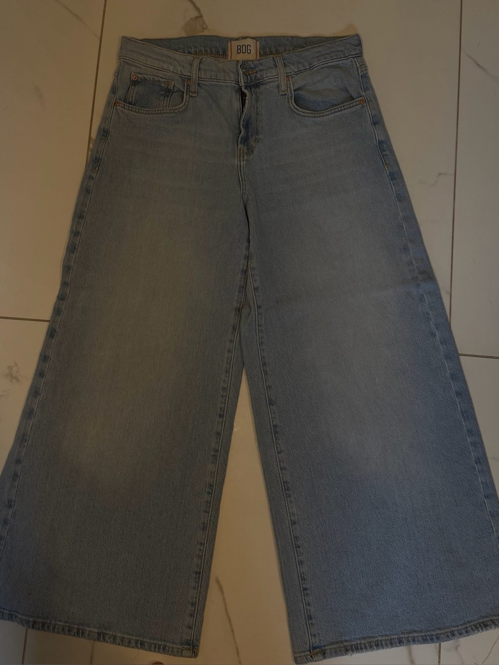 BDG Light Blue Wide-Leg Joey Jeans